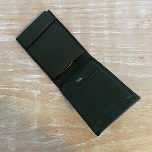 Sheldon of California Hunter Green Leather Midcentury Bi-Fold Men's Wallet